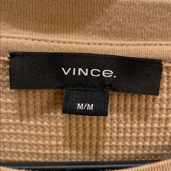 Vince Men's Beige Long Sleeve Top - Picture 2 of 5